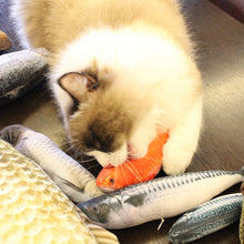 Charger l'image dans la galerie, Poisson 3D Jouet intéractif souple pour chat