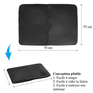 Tapis de litière impermeable pour chat